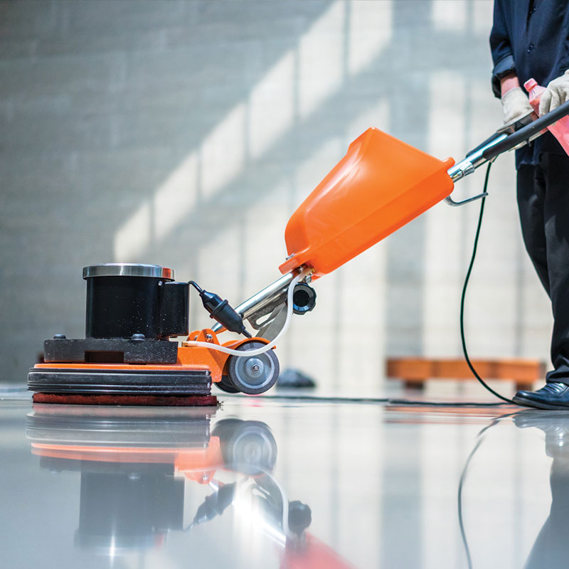 Strip Wax Floors Andrade Cleaning, How To Strip And Wax Floor With Machine
